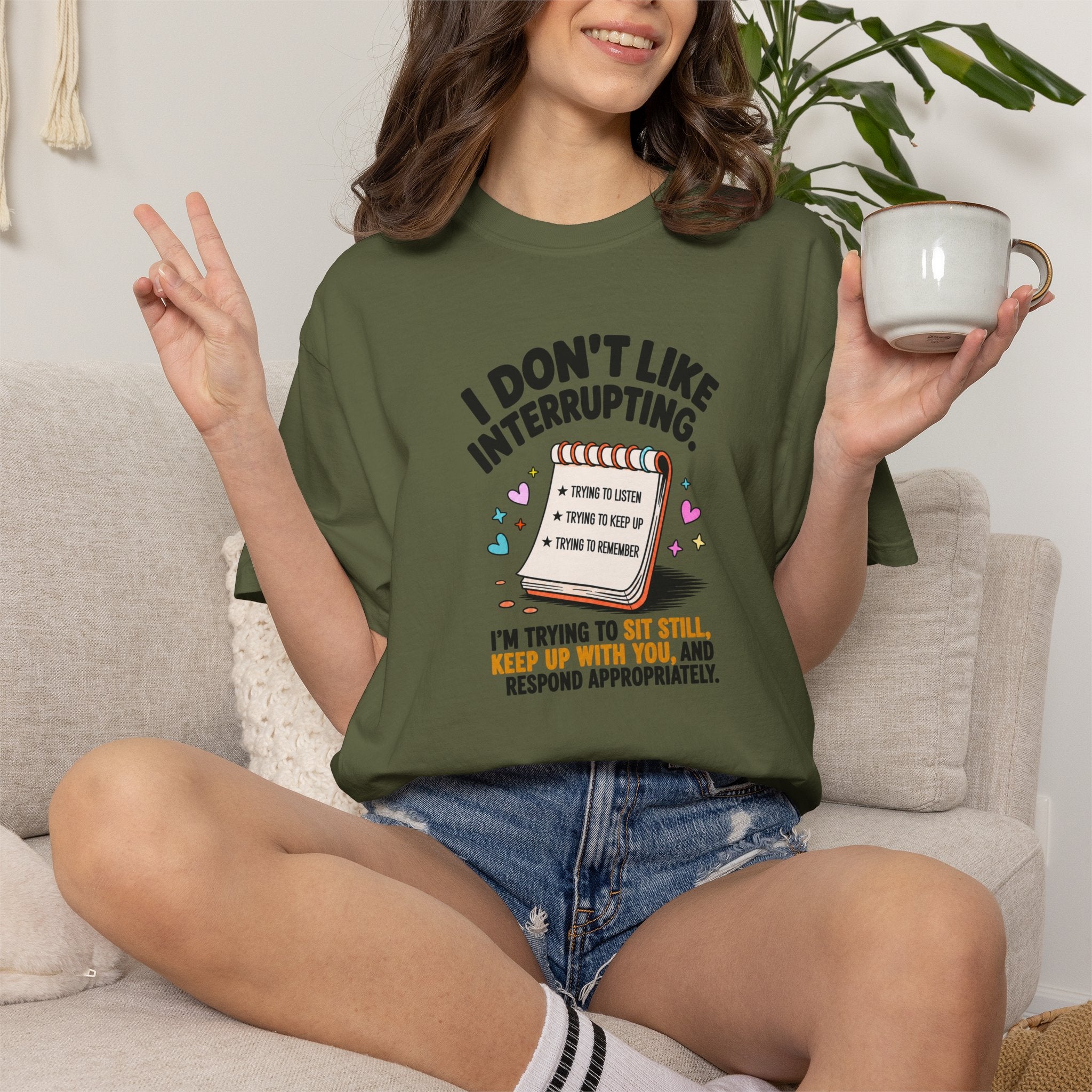 I Don’t Like Interrupting (w/Notebook)