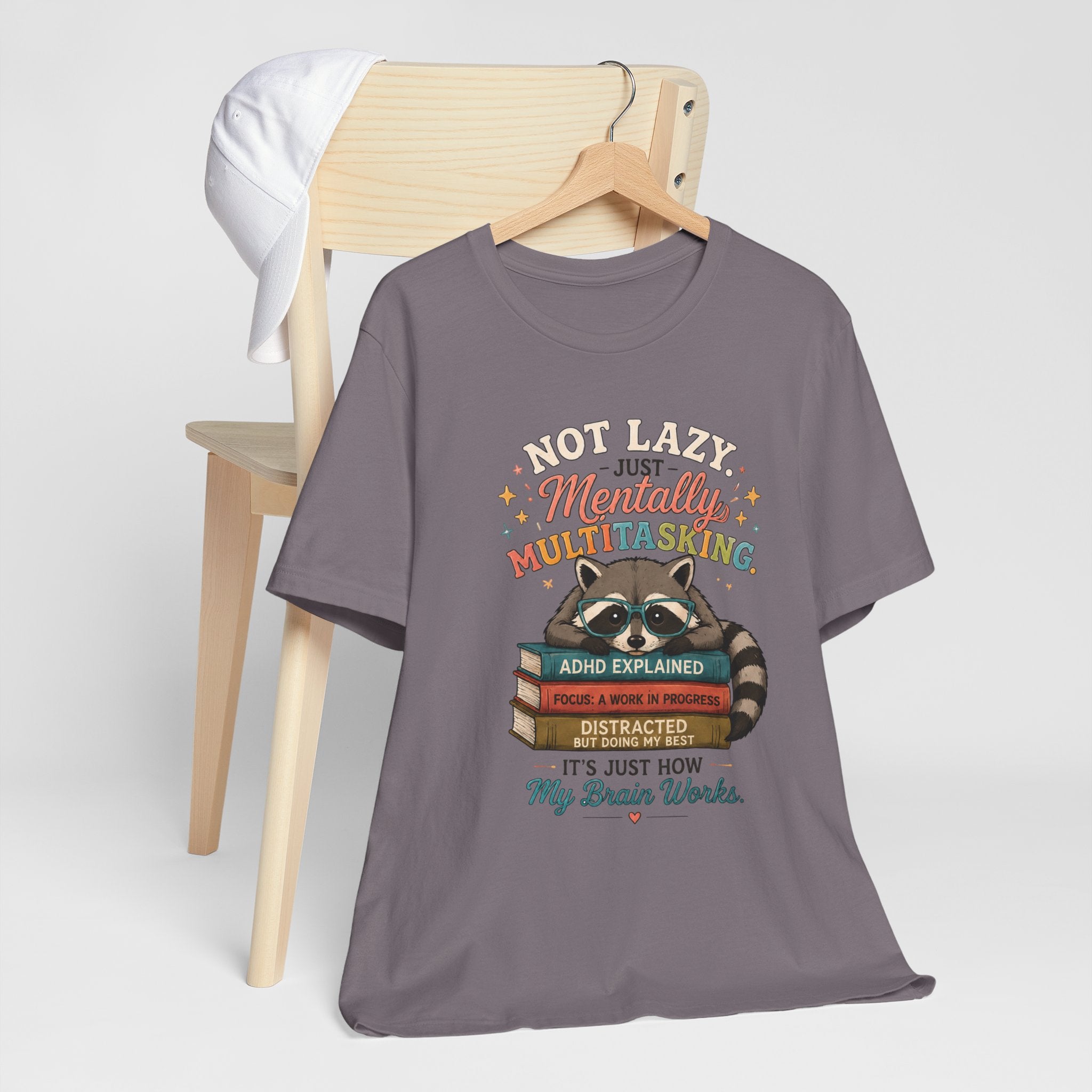 Mentally Multitasking Raccoon Tee