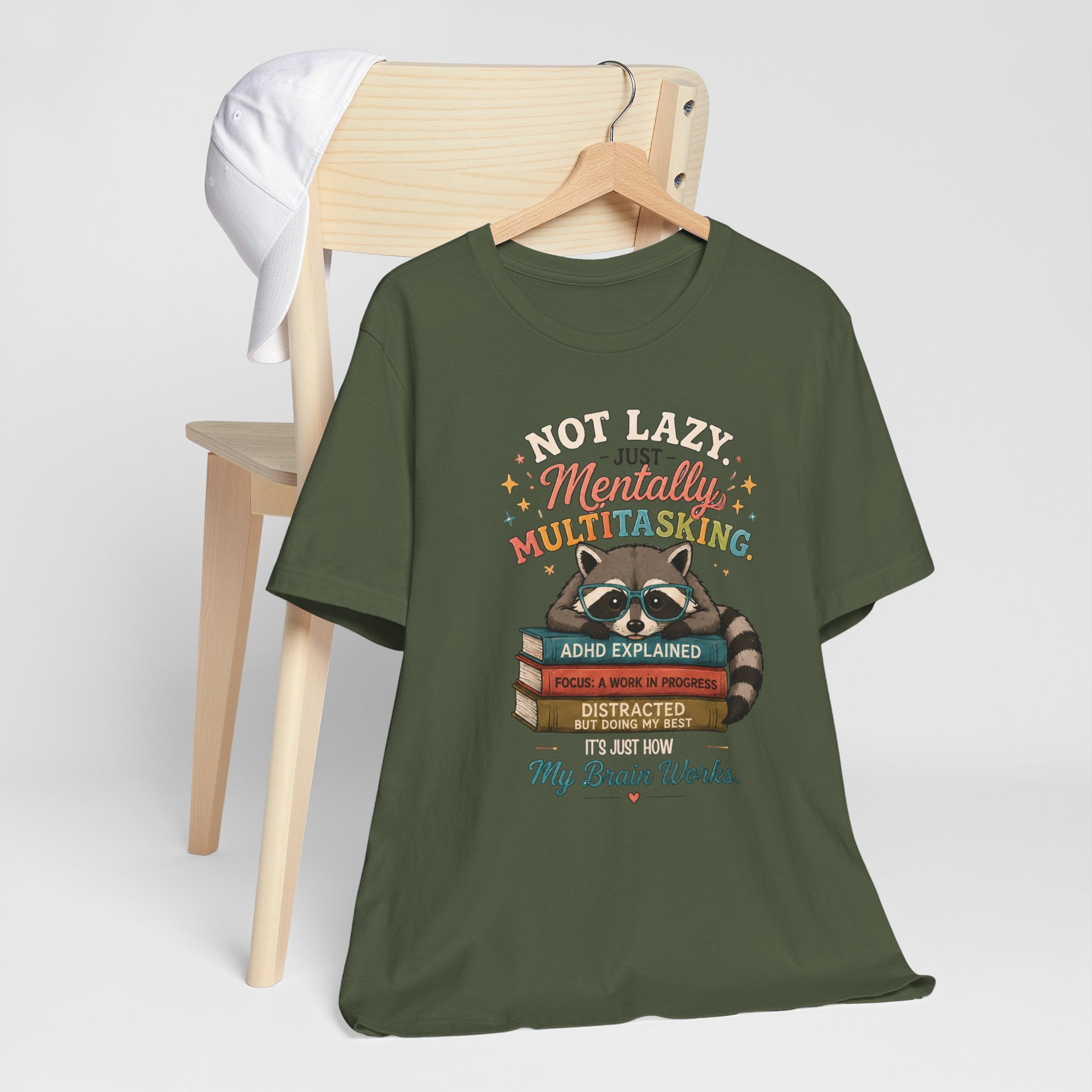 Mentally Multitasking Raccoon Tee