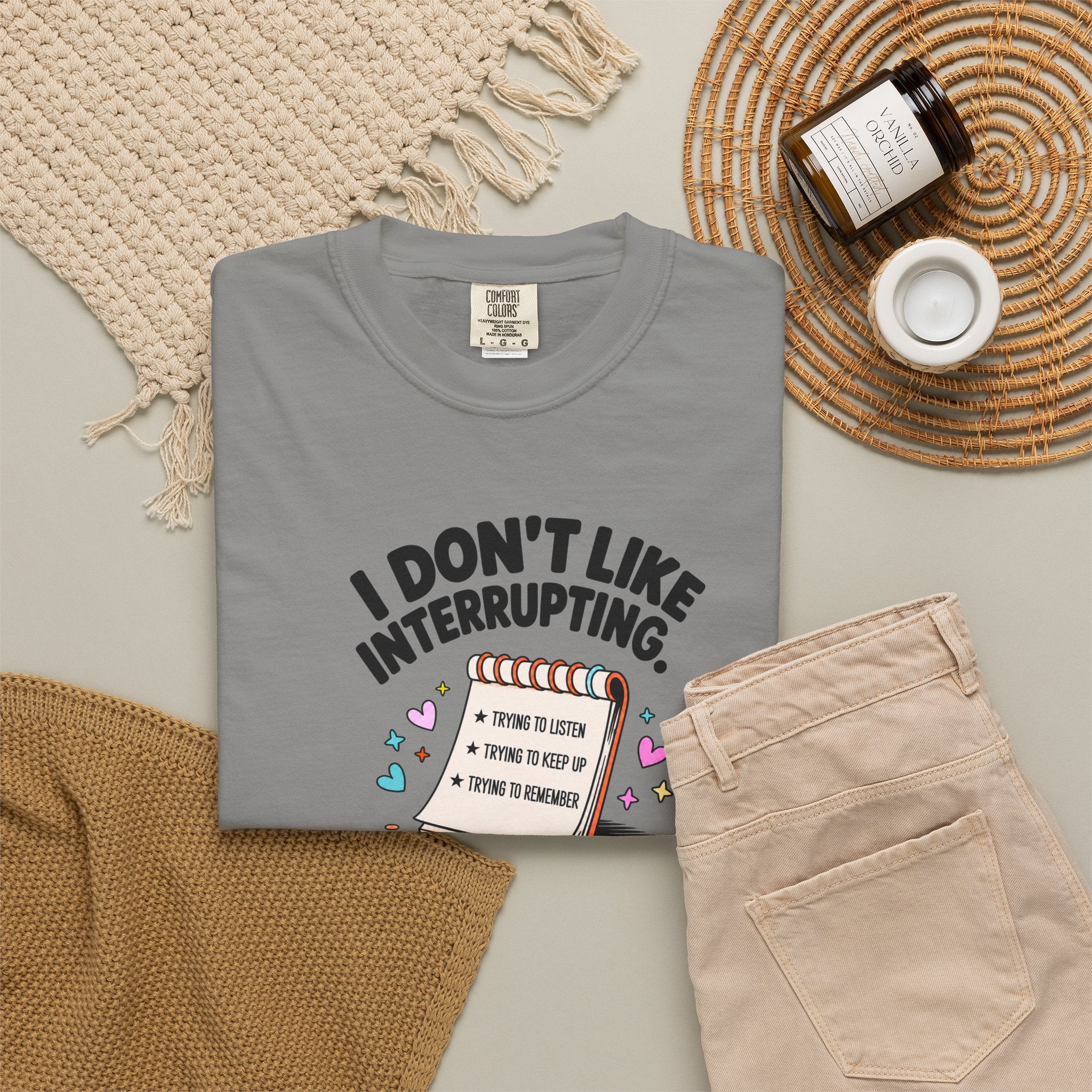 I Don’t Like Interrupting (w/Notebook)