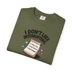 I Don’t Like Interrupting (w/Notebook)