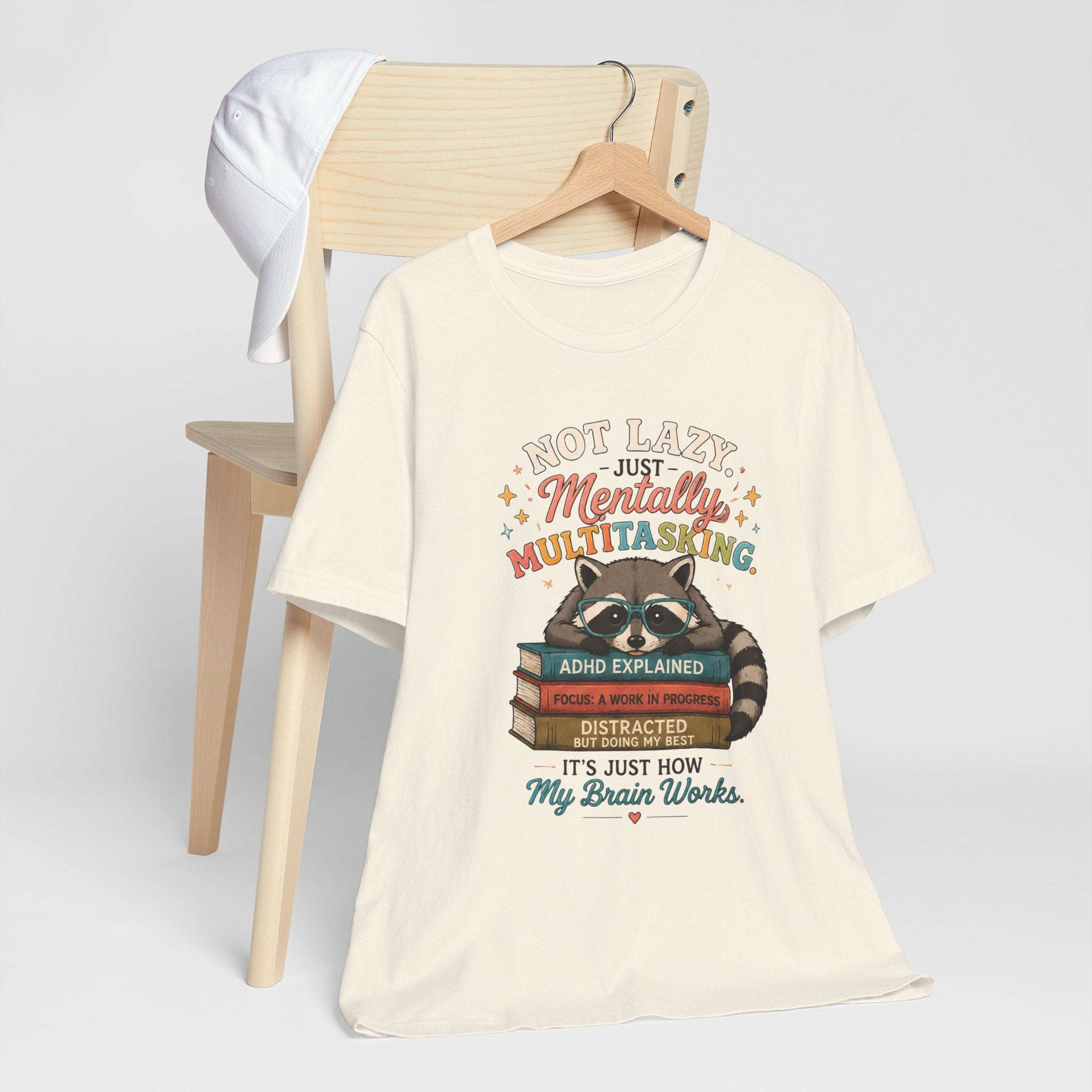 Mentally Multitasking Raccoon Tee