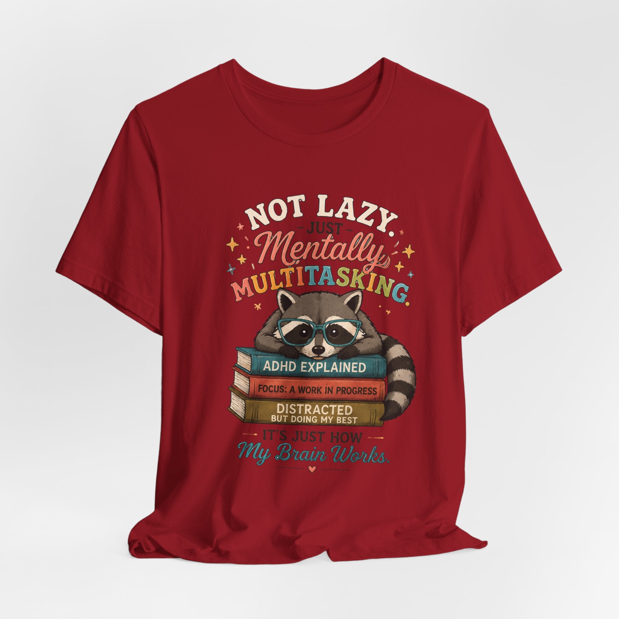 Mentally Multitasking Raccoon Tee