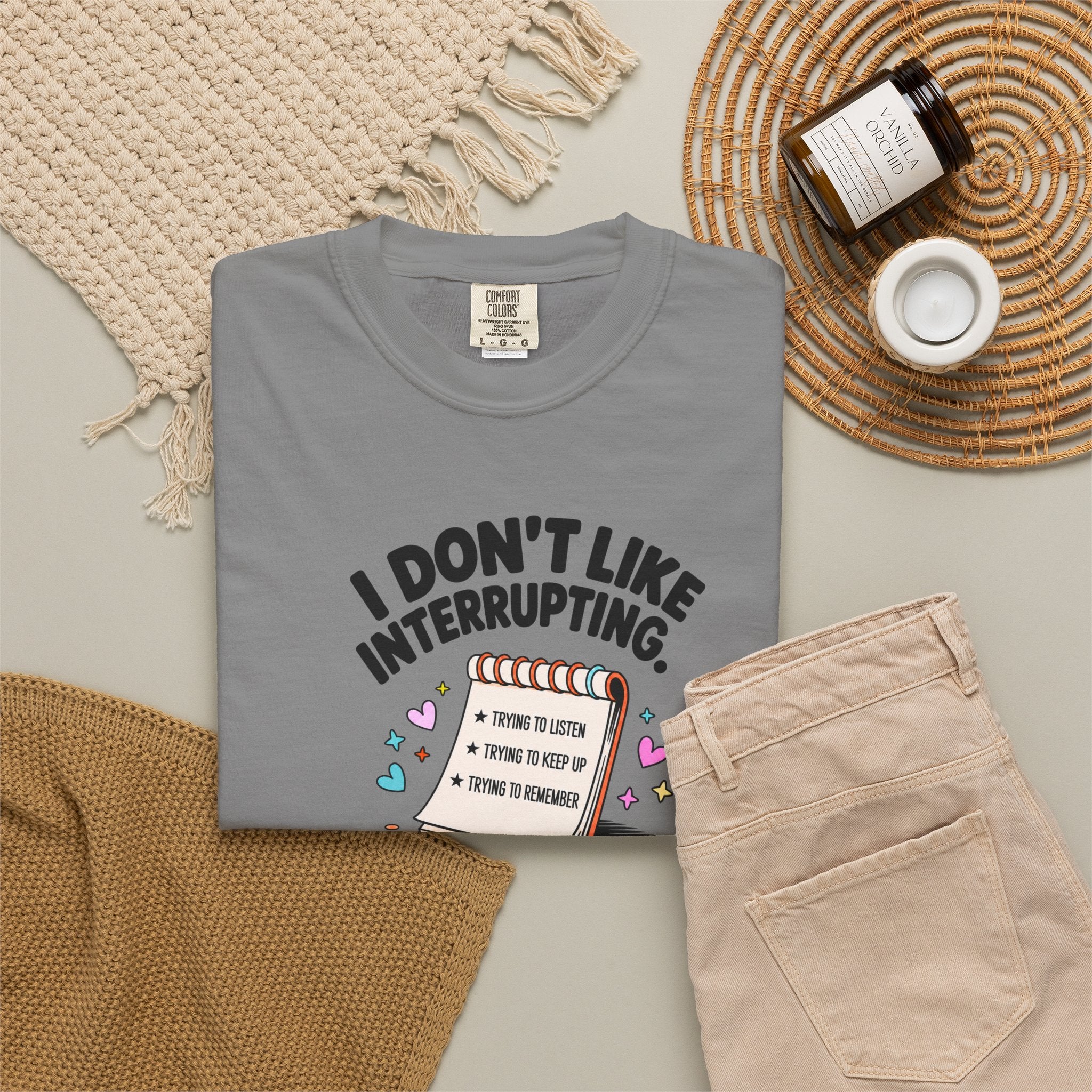 I Don’t Like Interrupting (w/Notebook)