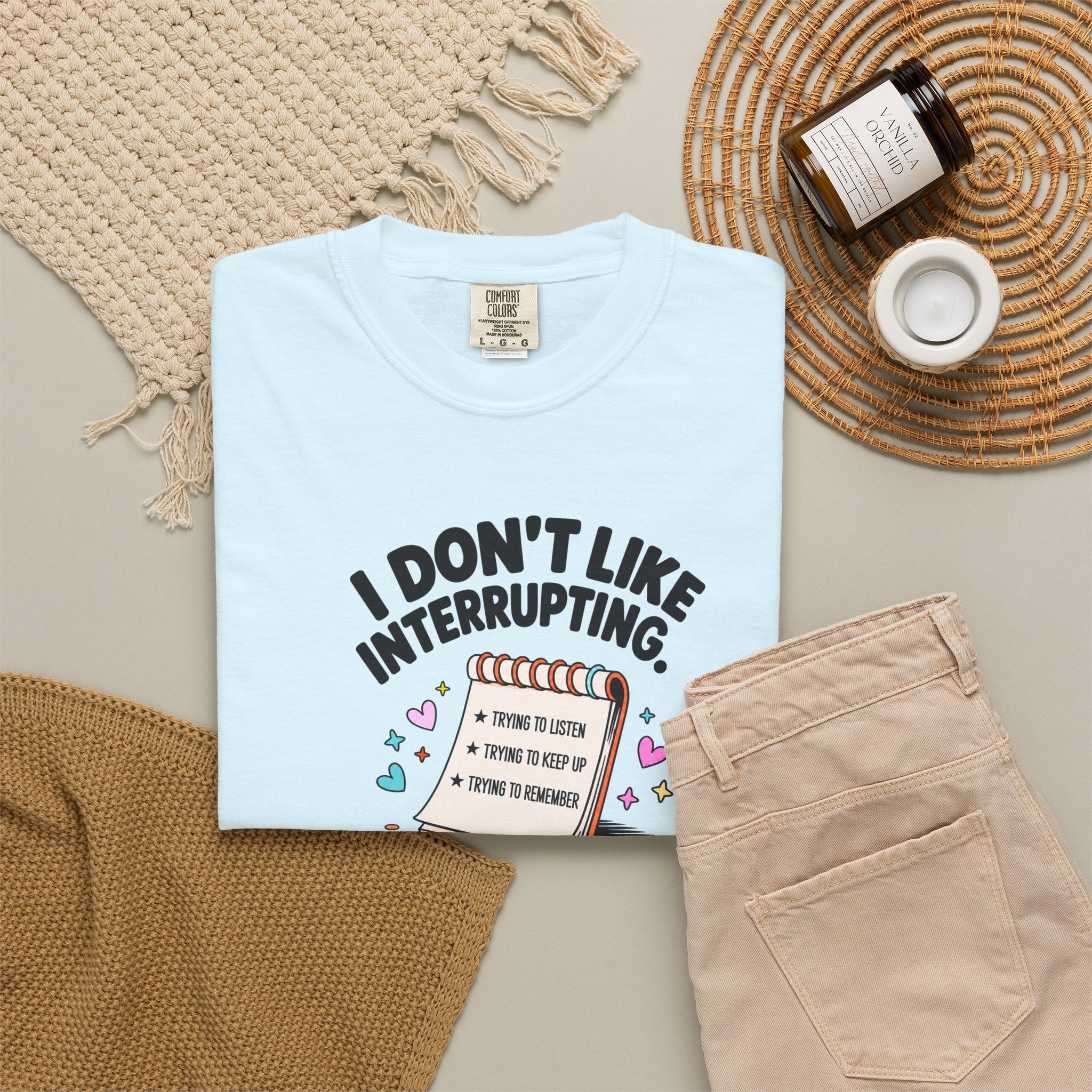 I Don’t Like Interrupting (w/Notebook)