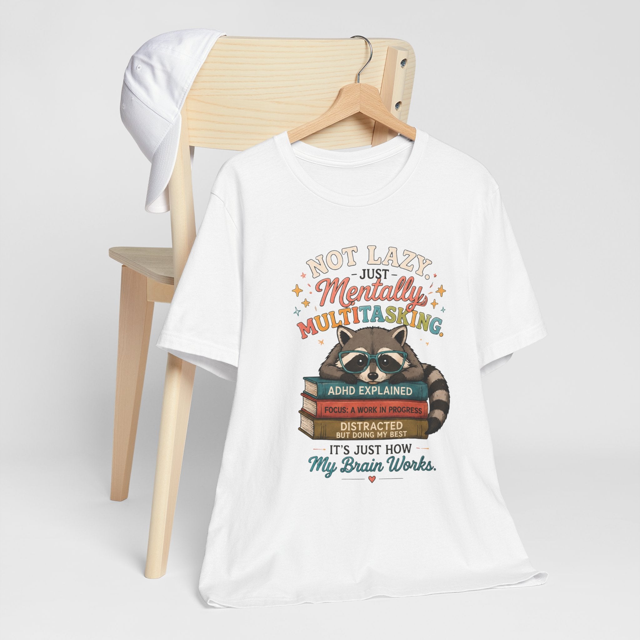 Mentally Multitasking Raccoon Tee
