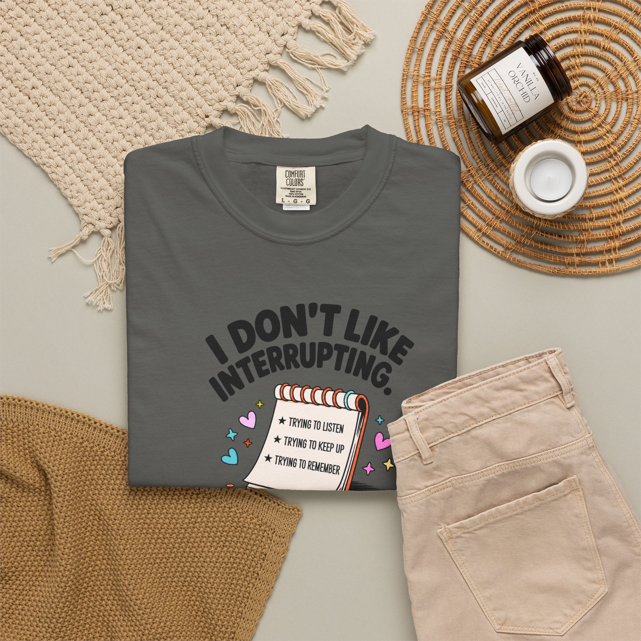 I Don’t Like Interrupting (w/Notebook)