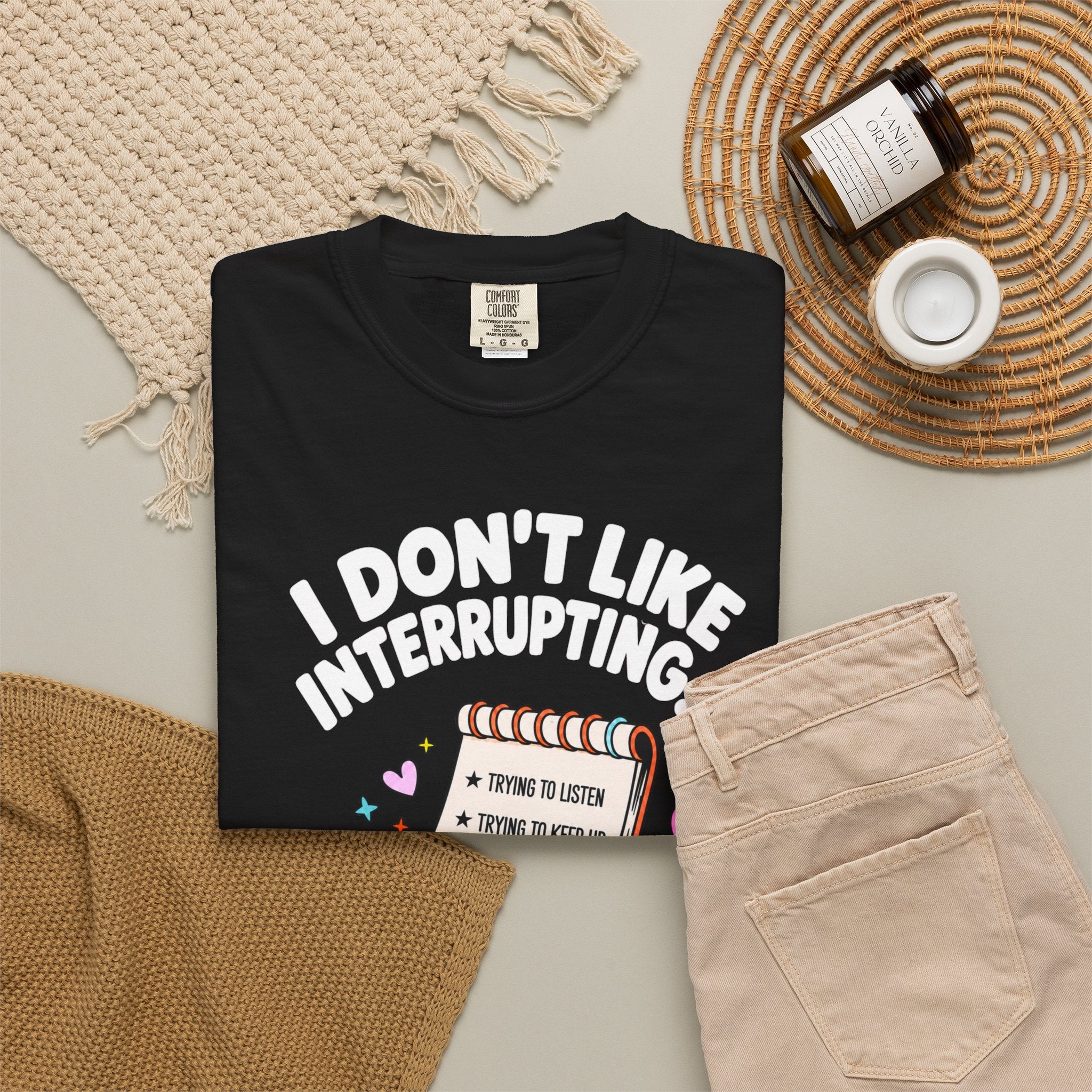 I Don’t Like Interrupting (w/Notebook)